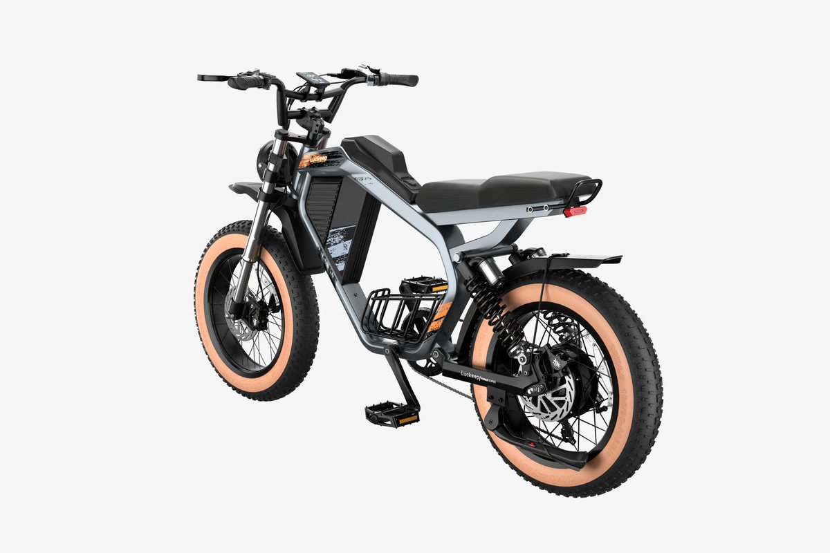 E-Bike X5 Max en gris, vue latérale