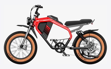 E-Bike X5 Max en rouge